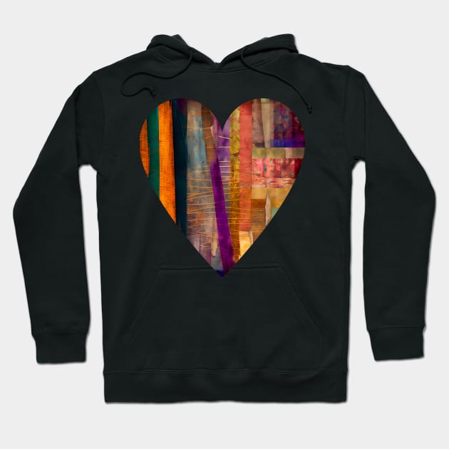 Patchwork Heart Hoodie by TheJadeCat